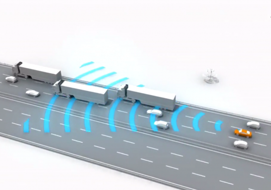 FCW forward collision warning demonstration